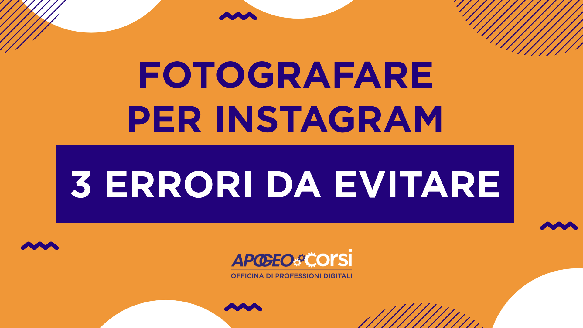 Fotografare per Instagram: 3 errori da evitare