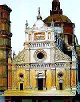 Modello ligneo del San Pietro di Antonio da Sangallo e del Duomo di Pavia