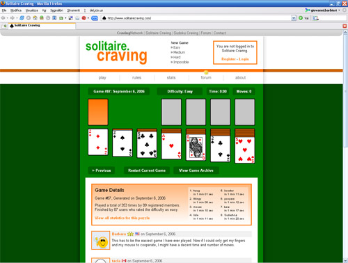 Solitaire Craving