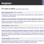 Il compleanno di BlogBabel