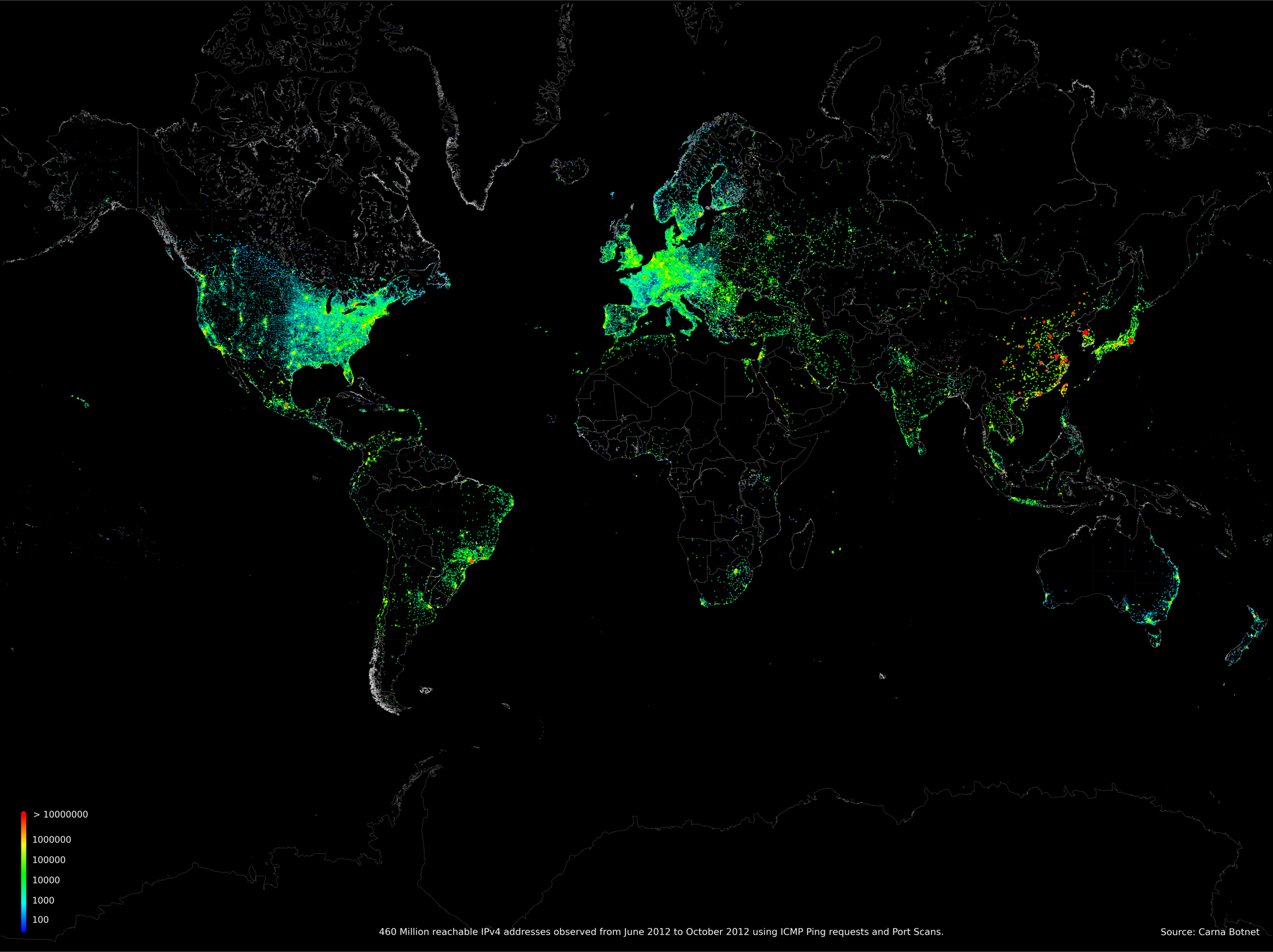 Mappa Internet Data Census 2012